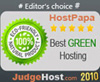 Best Green Web Host 2010