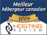 Meilleur hébergeur canadien 2009