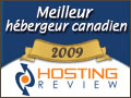 Meilleur hébergeur canadien 2009