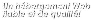 Hébergement 1oo% vert
