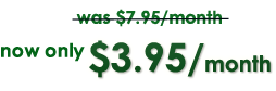 Now Only $3.95/month