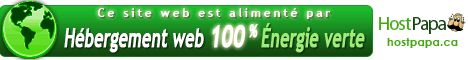 Alimenté par 100 % énergie verte