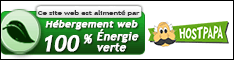 Powered by HostPapa 100% Green Energy