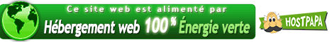 Powered by HostPapa 100% Green Energy