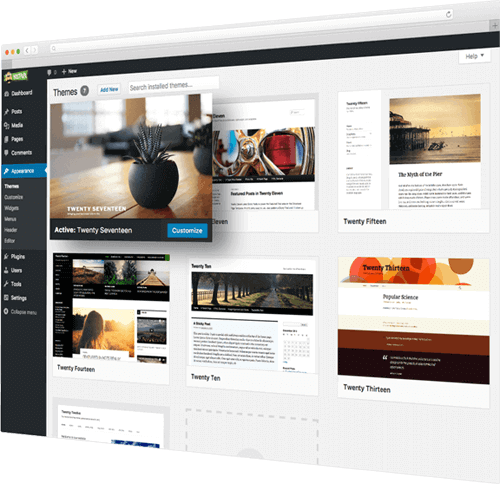 WordPress theme installer